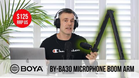 Microphone Boom stand for your Videos and Podcasts | BOYA BY-BA30