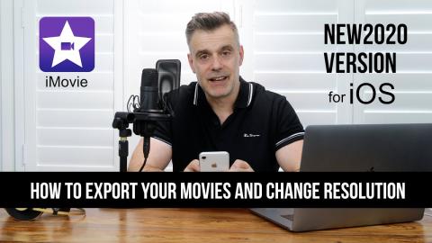 How to Change Resolution and frame rate  in iMovie for iOS