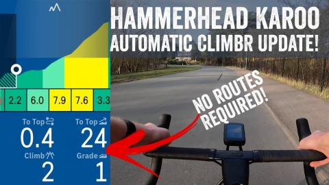 Hammerhead Karoo CLIMBR Update: No More Routes Required!