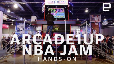 Arcade1Up's massive NBA Jam machine hands-on at CES 2020