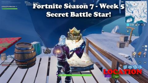 Fortnite - Season 7 - Week 5 Secret Battle Star Location