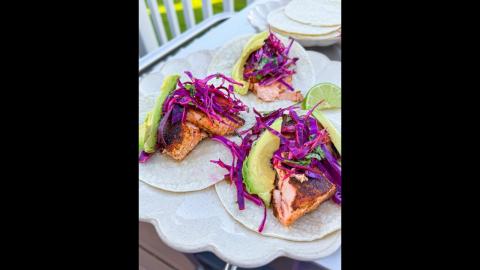 Grilled Blackened Salmon Tacos | Char-Broil®