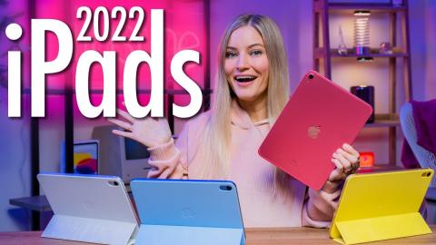 2022 iPads! New landscape camera and colors!