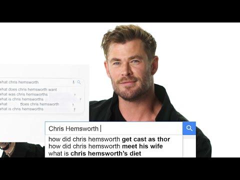 Chris Hemsworth Answers the Web's Most Searched Questions | WIRED