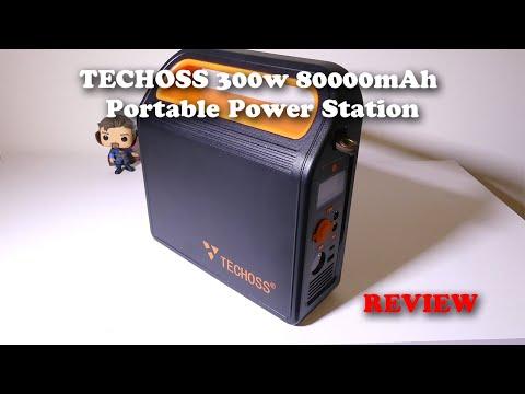 TECHOSS 300w 80000mAh Portable Power Station REVIEW