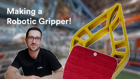 Making a Robotic Gripper (with motor) - From Design to Testing!