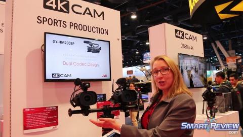 CES 2018 | JVC Pro & Broadcasting 4K Camcorders | Sports TV Production Camcorder