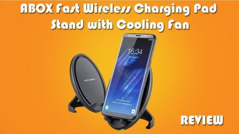 ABOX Fast Wireless Charging Stand with Cooling Fan Review