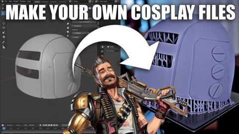 Blender to 3D Printer | Make your own 3D printable cosplay files in Blender