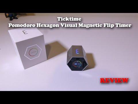 Ticktime Pomodoro Hexagon Visual Magnetic Flip Timer REVIEW