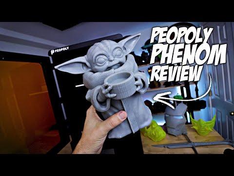 Peopoly Phenom Review - HUGE MSLA Resin 3D Printer | Baby Yoda