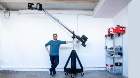 PROFESSIONAL CAMERA CRANE FROM SCRATCH