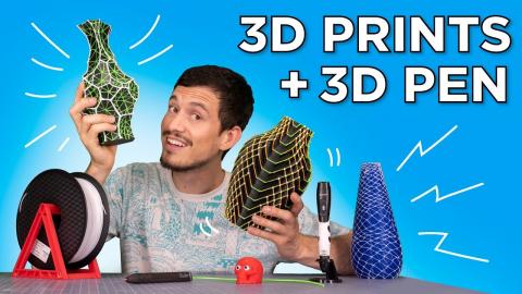Upgrading 3D Prints with 3D Pens // Geeetech 3D Pen + 3Doodler Create+