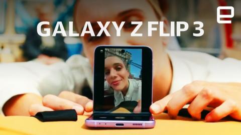 Samsung Galaxy Z Flip 3 at Galaxy Unpacked 2021 under 4 minutes