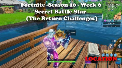 Fortnite - Season 10 Week 6 Secret Battle Star Location (The Return Challenges)