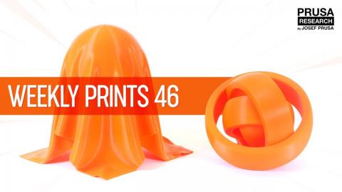 Weekly 3D Prints #46 PLA Prusa Orange