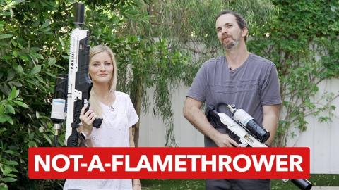 Elon Musk's Flamethrower — Unboxing with iJustine [4K]