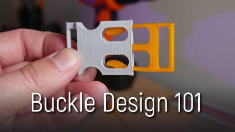 Designing Buckles, Clips and Snaps for 3D Printing - Detailed Guide