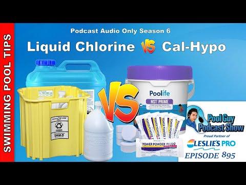 Liquid Chlorine VS Cal Hypo