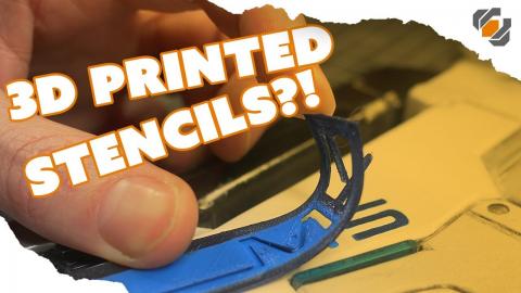 3D Printed Stencils for Prop & Costume Making - TUTORIAL