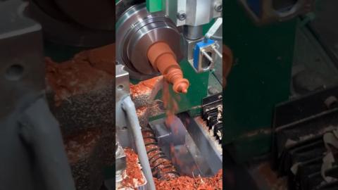 This Lathe Action Is So Satisfying???????????????? #satisfying #tools #shorts