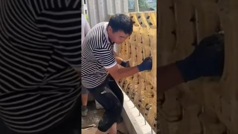 Satisfying Concrete Pillar From Mold????????????????#satisfying #tools #shorts