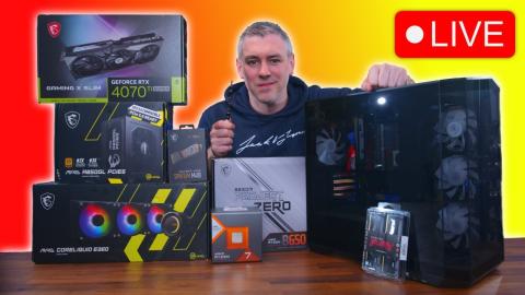 LIVE: The Project Zero MSI Gaming PC Build!