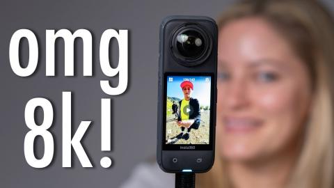 8K 360° video in this TINY Camera?! New Insta360 X4 is here!