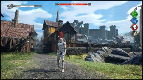 Medieval Town (Gameplay / Unreal Engine 4)