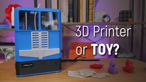 This 3D Printer looks like a TRUCK. CR-100 Review