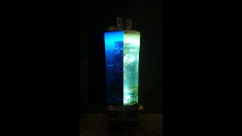 DIY Steampunk Resin Lamp METAL & RESIN ART