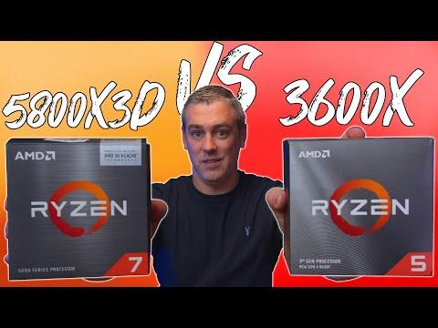 Ryzen 5 3600X Vs Ryzen 7 5800X3D - 20 Game Benchmark!