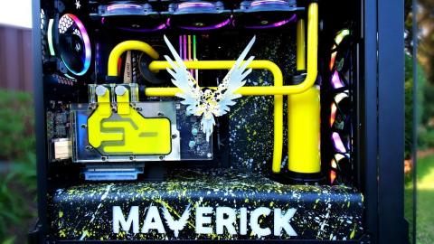 Logan Paul MAVERICK - Ultimate Custom Water Cooled PC Build Time Lapse