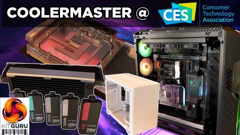 CES 2024: Cooler Master - Cases, Watercooling, Heatsinks, Monitors and PSU's