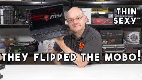 MSI GS65 8RE (2018) GAMING LAPTOP review - they flipped the mobo!