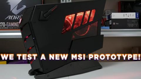 MSI Aegis 3 8th system - PROTOTYPE tested!
