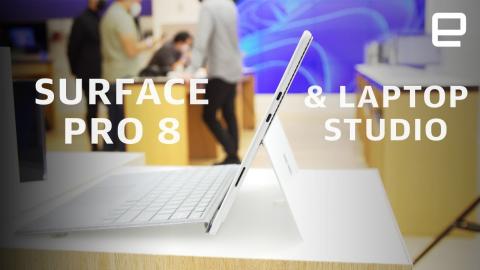 Microsoft Surface Pro 8 and Laptop Studio hands-on