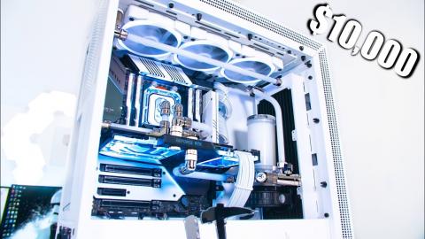 Lt Lickme $10000 AUD Custom Water Cooled Gaming & Editing PC 2990wx RTX 2080 Ti + Benchmarks