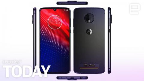 Leaked Moto Z4 pics show it's keeping the headphone jack and Moto Mods
