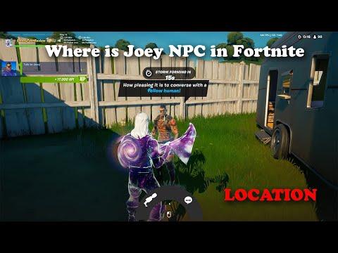 Where is Joey in Fortnite? Correct Location!