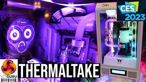 CES 2023: THERMALTAKE Cases, Memory, Ram, Builds, Desks!