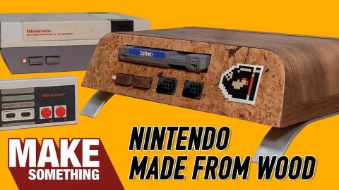 I Made a Nintendo NES out of Wood.