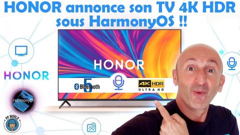 Honor annonce son PREMIER TV UHD/4K HDR sous HarmonyOS !!