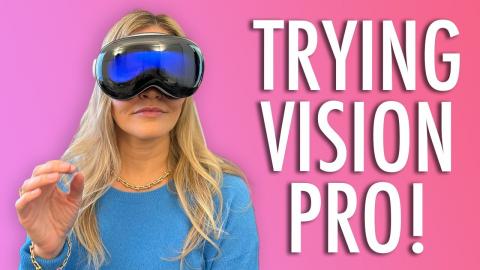 Trying Apple Vision Pro - What's it actually like? Q&A