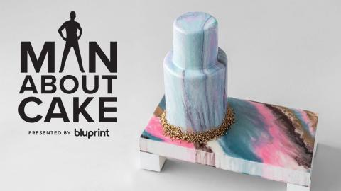 Marble Cake Stand + Mirror Glaze Cake | Man About Cake Masterpiece