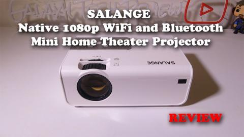 SALANGE Native 1080p WiFi and Bluetooth Mini Home Theater Projector REVIEW