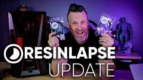 EXCITING ResinLapse Cable Update! Resin 3D Printing Timelapse