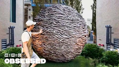 How This Craftsman Weaves Huge Wooden Sculptures | Obsessed | WIRED