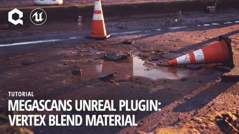 Megascans Plugin for Unreal Engine: Vertex Blend Material