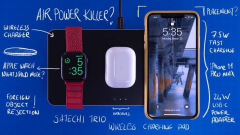 AirPower Alternative — Satechi Trio Wireless Charger